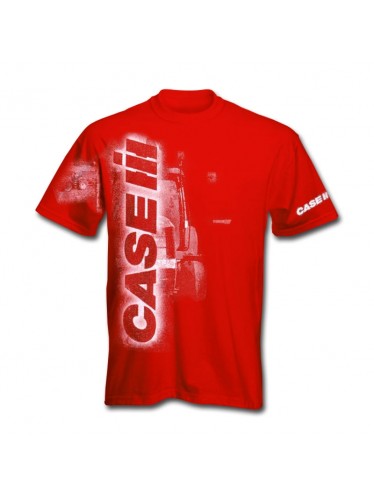 Case IH Vertical Logo And Tractor T-Shirt