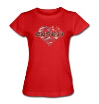 Case IH Red Camo Heart T-Shirt