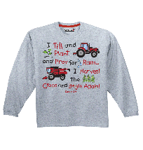 Case IH Till And Plant Long Sleeve T-Shirt