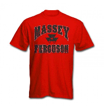 Massey Ferguson Men's Weathered Logo T-Shirt 