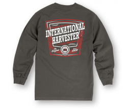 IH Proud To Be IH American Long Sleeve T-Shirt in Gray or Navy