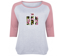 IH Floral Logo Raglan T-Shirt Plus